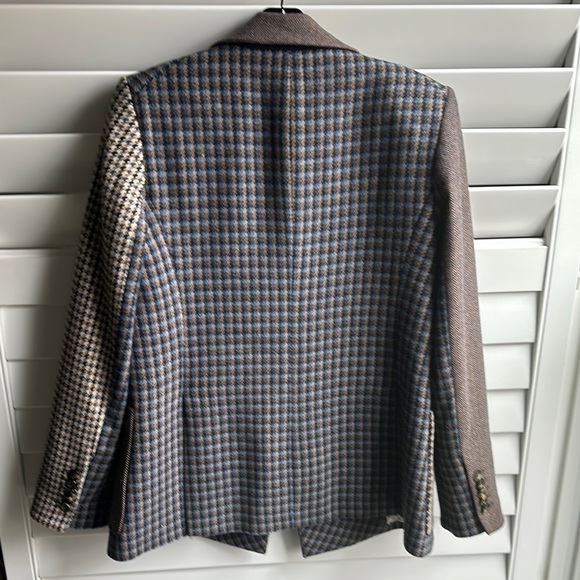 Veronica Beard Multicolor Checkered Blazer - Picture 7 of 9